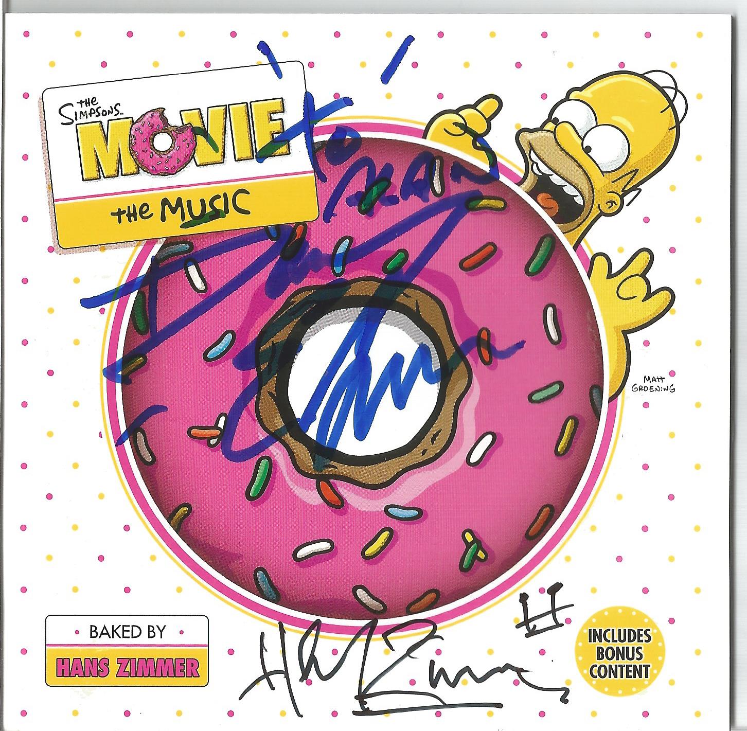 The Simpsons Movie The Music CD signed on the box by Matt Groening and on the inside sleeve by David - Image 2 of 2