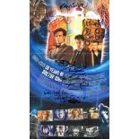 Dr Who 50 years of Dr Who collection stamps 1963-2013 signed on brochure by Matt Smith, David