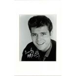 Cliff Richard 14x16 overall signed b/w photo mounted to a high standard. Sir Cliff Richard OBE (born