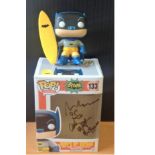 Adam West signed Batman Surfs Up super-sized vinyl figure signed on the original box. William West