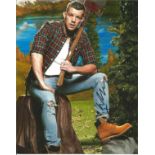 Russell Tovey signed 10x8 colour photo. English actor He is best known for playing the role of a