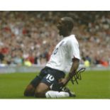 Jermaine Defoe Signed England 8x10 Photo. Good Condition. All signed pieces come with a