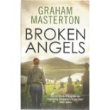 Graham Masterton signed hard back book "Broken Angels". Signed on inside page. Dust cover. 397