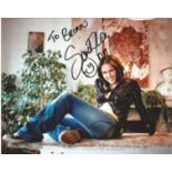 Sandi Thom signed 10x8 colour photo. Scottish singer-songwriter and multi-instrumentalist from