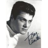 Tony Curtis signed 7x5 b/w photo. Good Condition. All signed pieces come with a Certificate of