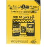 Look Listen Vibrate Smile the Beach Boys soft back book includes signed Brian Wilson good
