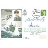 World War Two Squadron Leader T. M Bulloch DSO, DFC flown cover signed by Squadron Leader Terence
