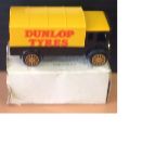 Historic Dunlop Tyres die cast model A. E. C delivery van made by Corgi in original box. Good