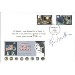 Dr Ed Mitchell signed 40th Anniversary ‘Man on the Moon’ Isle of Man Post Office, Official Cover.