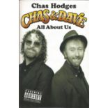 Chas Hodges signed Chas and Dave Hardback book All About Us signed to title page to Brian. Good