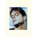 Ricki Martin 16x14 overall signed colour photo mounted to a high standard. Enrique "Ricky" Martín