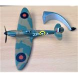 Battle of Britain Spitfire MKI 74 sqd RAF detailed 1:72 scale die cast corgi model. The