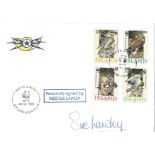 Sue Lawley signed World Wildlife Fund. Plain cover with a Reykjavik handstamp 3 Dec. 1992. (BBC