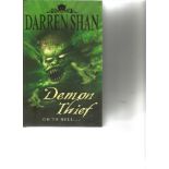 Darren Shan signed hard back book "Demon Thief". Signed on inside page. Dedicated. Good condition.