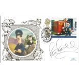 Peter Purves signed Postman Pat ‘silk’ cachet. Special pictorial hand-stamp ‘Postman Pat, Leeds,