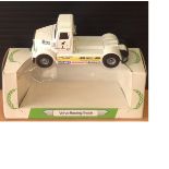 Historic Mobil Volvo Racing Truck 1:76 scale die cast model made by Corgi in original box. Good