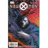 Marvel Comic New X Men (PSR 153) signed on the cover by writers Grant Morrison and Marc Silvestri.