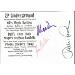 Electric Prunes signed 6x4 promotional card. Good Condition. All signed pieces come with a