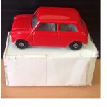 Classic Mini die cast model made by Corgi in original box. Good Condition. All signed pieces come