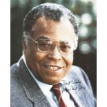 James Earl Jones signed 10x8 b/w photo. American actor. His career has spanned more than 60 years,