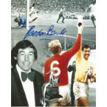 Gordon Banks Signed England Montage 8x10 Photo. Good Condition. All signed pieces come with a