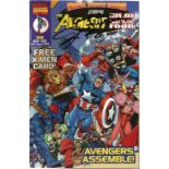 Marvel Comic Marvel Heroes Reborn Avengers Assemble collectors edition 39 signed on the cover by
