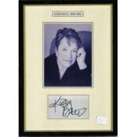 Kathy Bates 12x9 framed and mounted signature piece includes 6x5 b/w photo, 4x2 signed album page