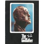 Movie Programme. In house brochure for the 1972 crime film The Godfather starring Marlon Brando,