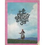 Movie Programme. In house brochure for the 1965 musical The Sound of Music starring Julie Andrews