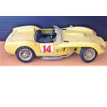 Classic Ferrari 250 Testa Rossa 1957 1:18 scale model made by Burago Models. Bodywork slightly