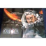 Movie Poster Outland 40x30 quad poster (GRADE A) from the 1981 film starring Sean Connery and