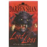 Darren Shan signed hard back book "Lord Loss". 263 pages. Includes dust cover. Good condition.