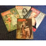 1950s Magazine collection including 2, Illustrated magazines with Marilyn Monroe on the cover,
