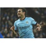 Football Frank Lampard 12x8 signed colour photo pictured in his time at Manchester City. Frank James