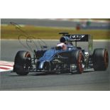 Motor Racing Jenson Button 12x8 signed colour photo picture driving for Mclaren in formula one.
