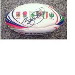 Rugby Union Brian O'Driscoll signed Six nations Patrick miniature rugby ball. Brian Gerard O'