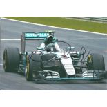 Motor Racing Nico Rosberg 12x8 signed colour photo pictured driving for Mercedes in formula one.