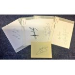 Cricket collection Australian cricketers signed album pages from five of the greatest Australian