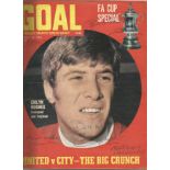 Football Goal magazine January 24th 1970 signed on the cover by Liverpool legends Bill Shankly,