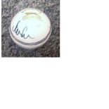 Cricket Steven Finn signed Slazenger white cricket ball. Steven Thomas Finn (born 4 April 1989) is