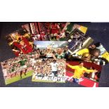 Football collection South American internationals ten 12x8 signed colour photos from players that