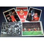 Football collection Liverpool FC collection five superb 16x12 signed photos of Liverpool legends