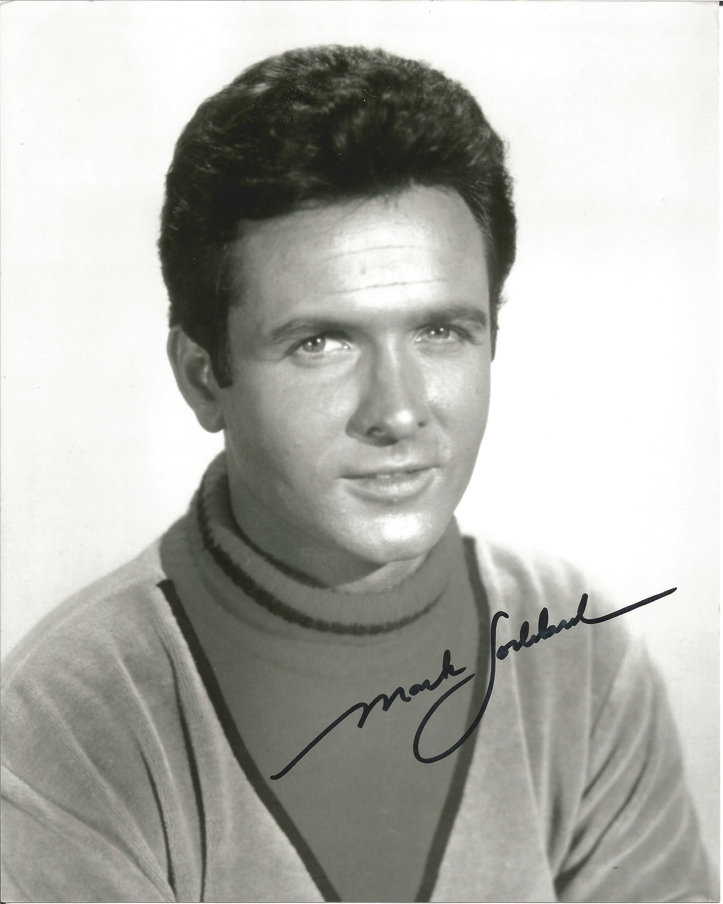 Mark Goddard Lost In Space hand signed 10x8 photo. This beautiful hand signed photo depicts Mark