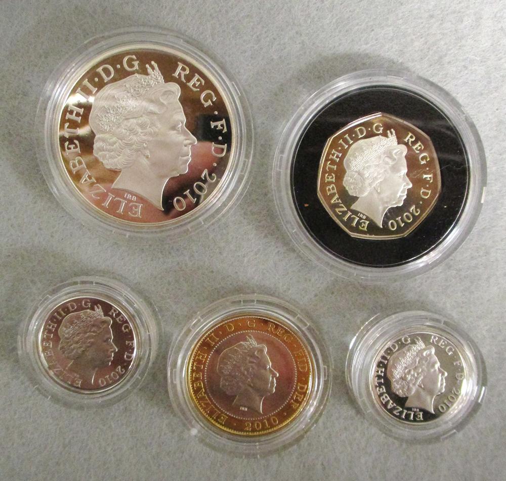 Royal Mint 2010 UK silver celebration set together with a 2011 silver celebration set (both - Image 3 of 3