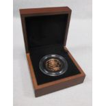 Royal Mint 2009 UK 50p Kew Gardens gold proof coin 15.50 g (boxed)
