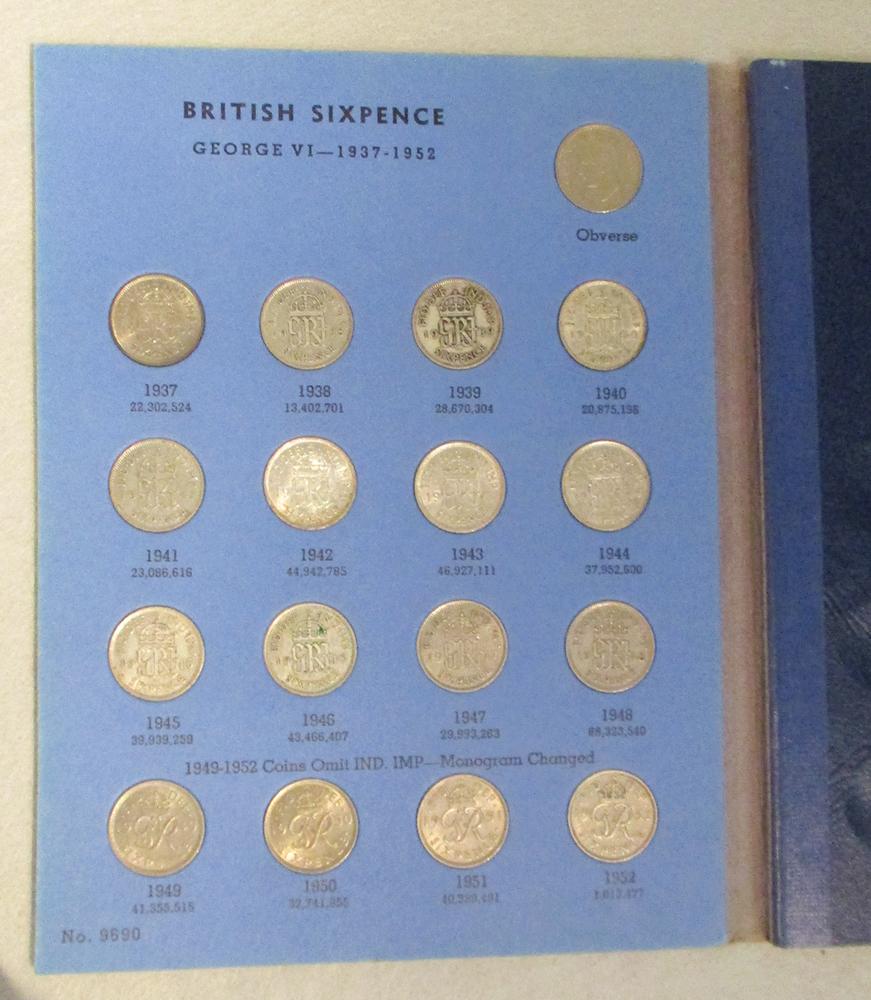 Twenty five silver half crowns 1911-1940 together with a quantity of various silver and copper UK - Image 2 of 2