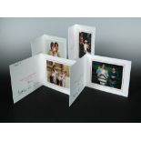 TRH The Prince and Princess of Wales, five signed Christmas cards, all undated Pretty good
