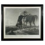 Thomas Lupton after B.R Haydon The Hero and his Horse on the Field of Waterloo mezzotint published