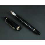 A Mont Blanc no.149 fountain pen, with 14k gold fancy 4810 nib Seems to work ok, I would say its
