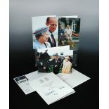 Five HM Queen Elizabeth II and HRH Prince Philip, Duke of Edinburgh signed Christmas cards for 1990,